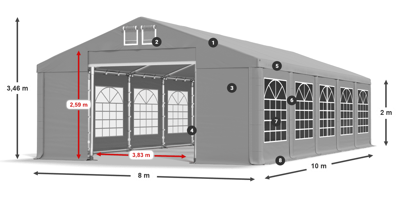 IMS 580 PVC légende 2m