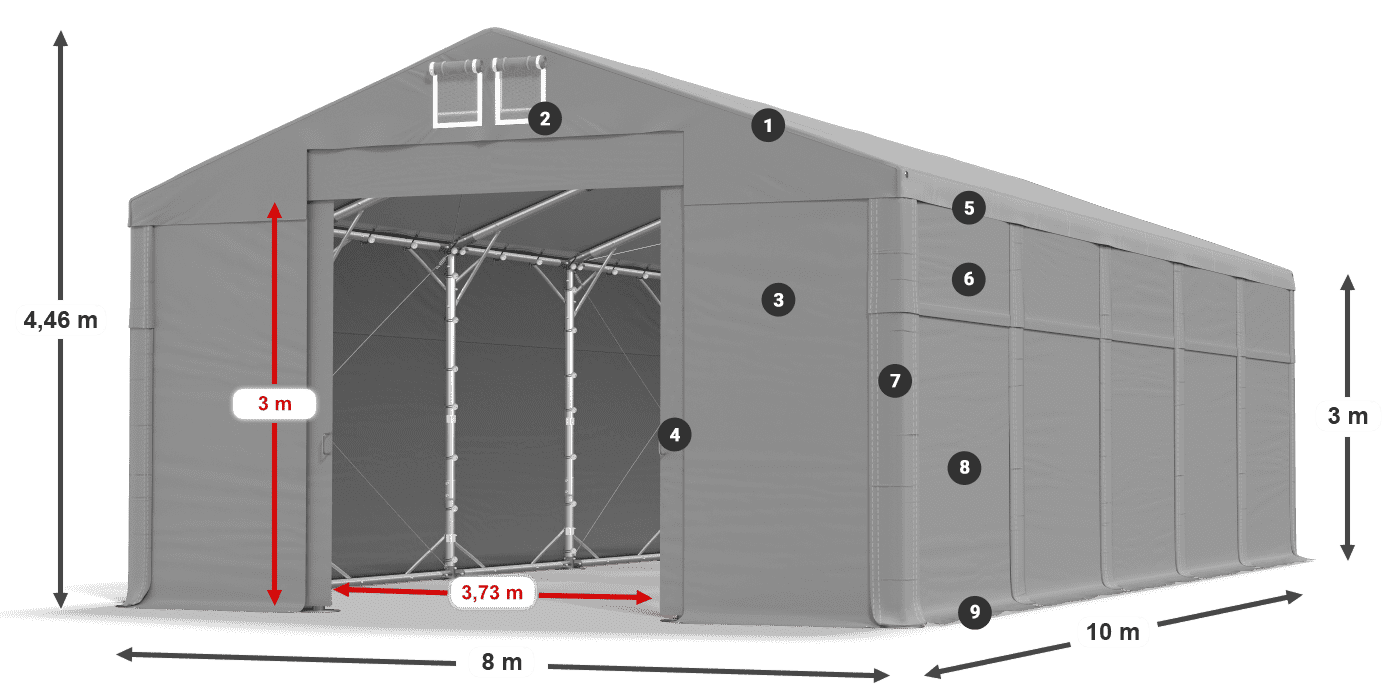 MFR 620 PVC légende 3m