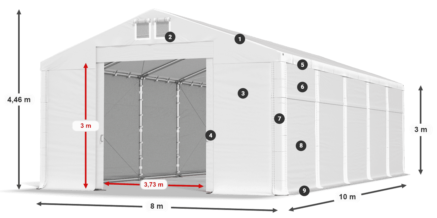 MFR 620 PVC légende 3m