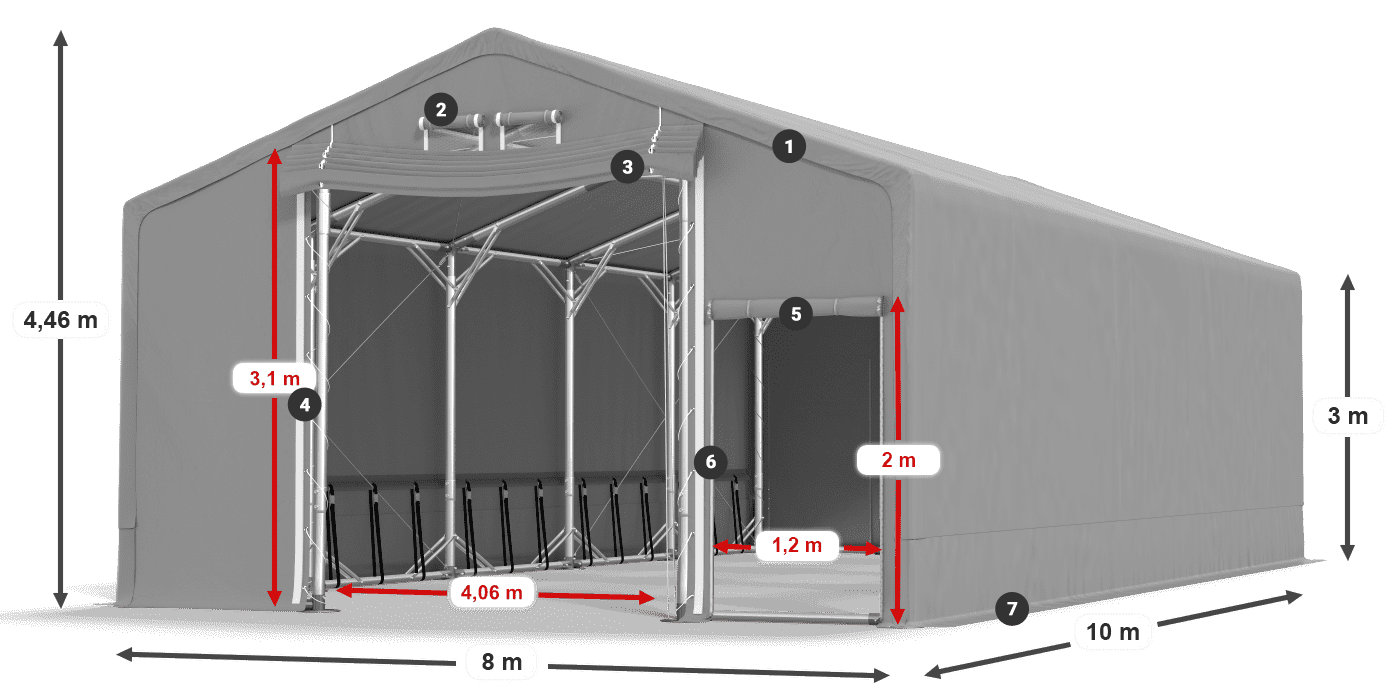 SFR 600 PVC légende