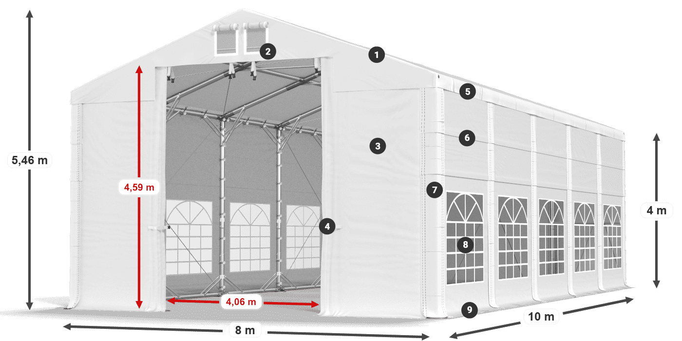 IMS 580 PVC légende 4m
