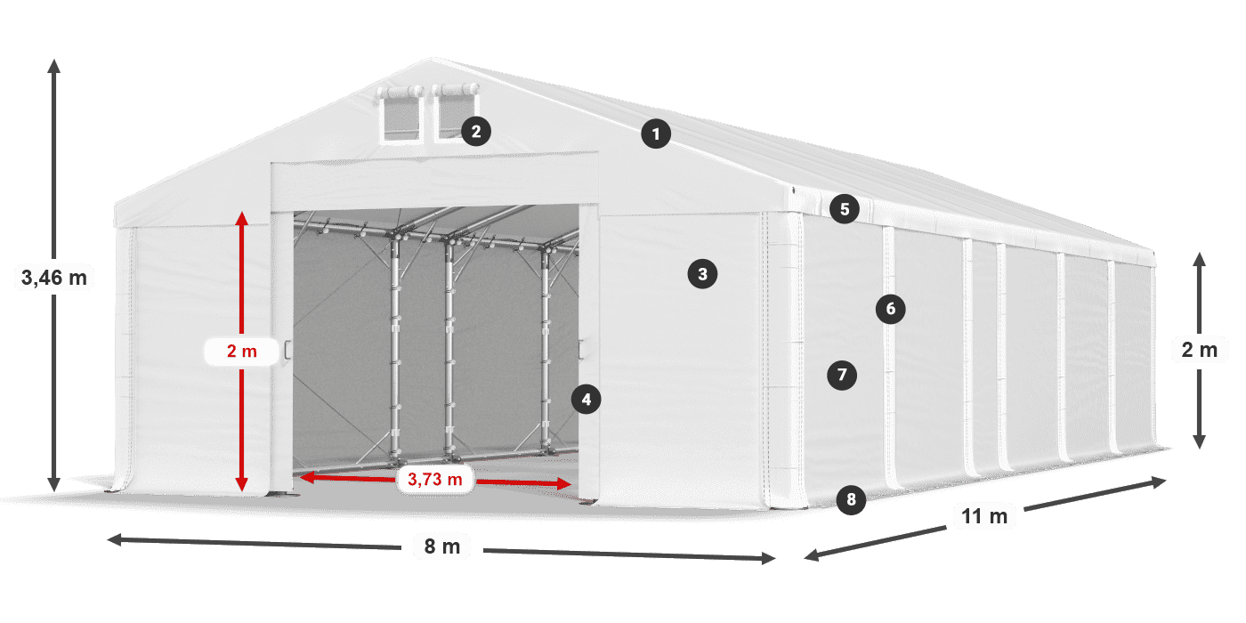 MFR 620 PVC légende 2m