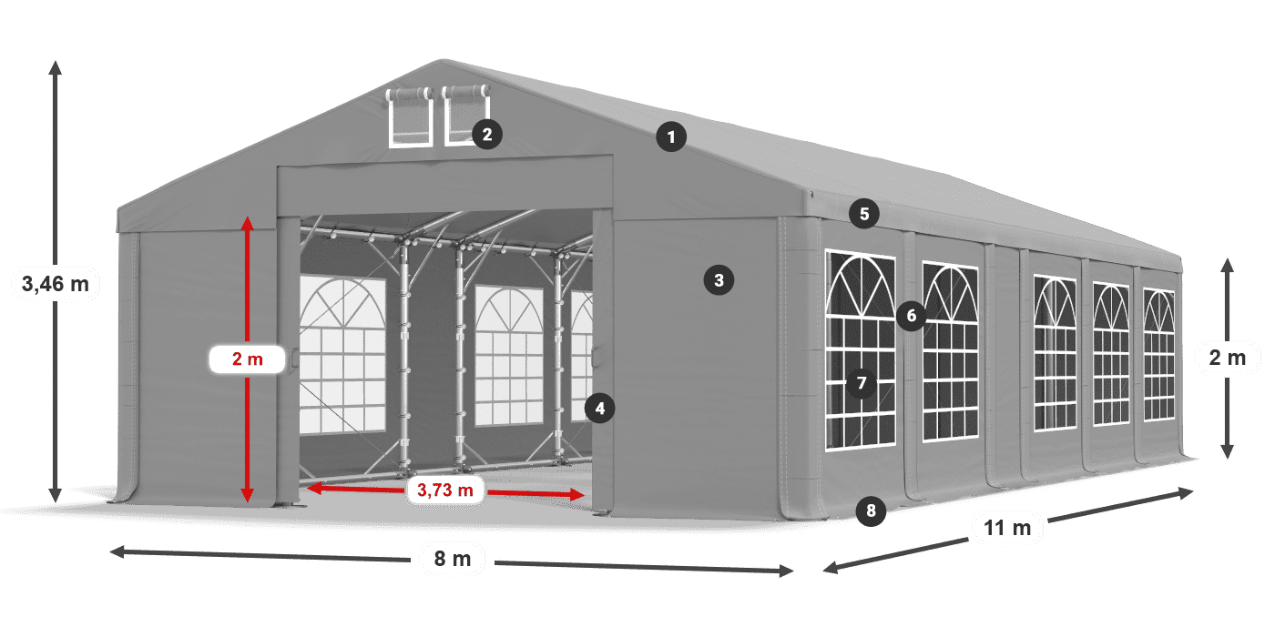 IMS 580 PVC légende 2m