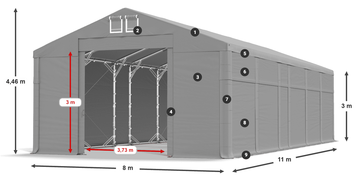MFR 620 PVC légende 3m