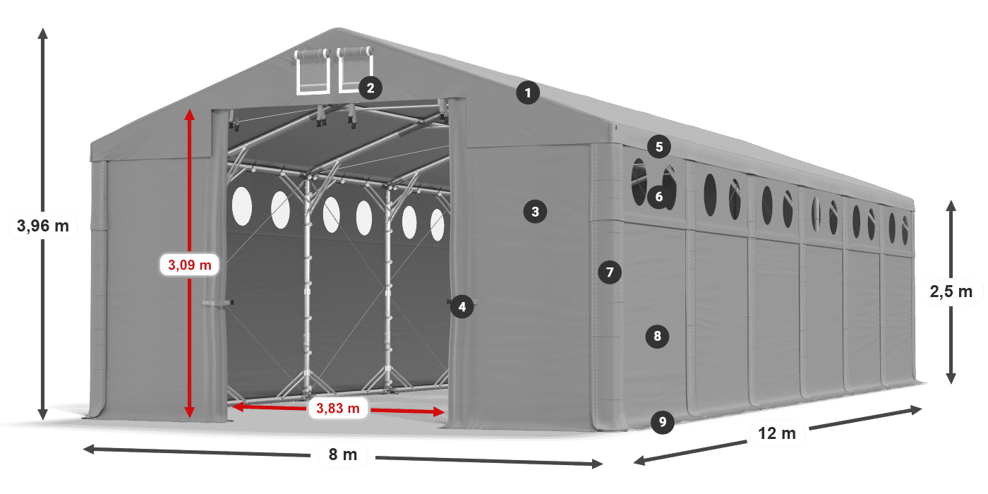 MSDO 560 PVC légende 2,5m