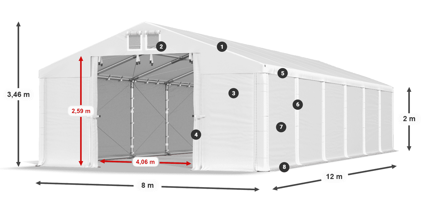 MFR 620 PVC légende 2m
