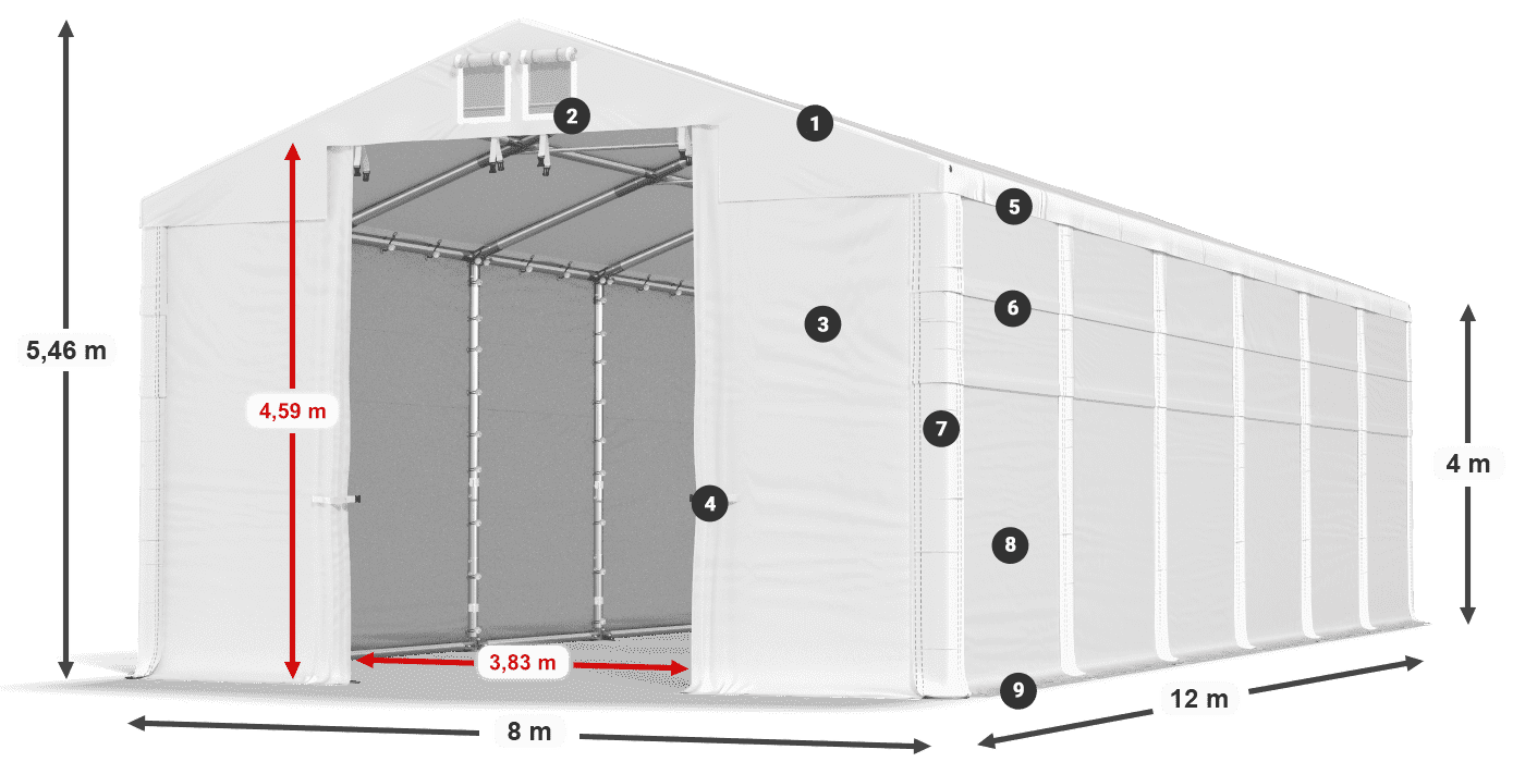 MFR 620 PVC légende 4m