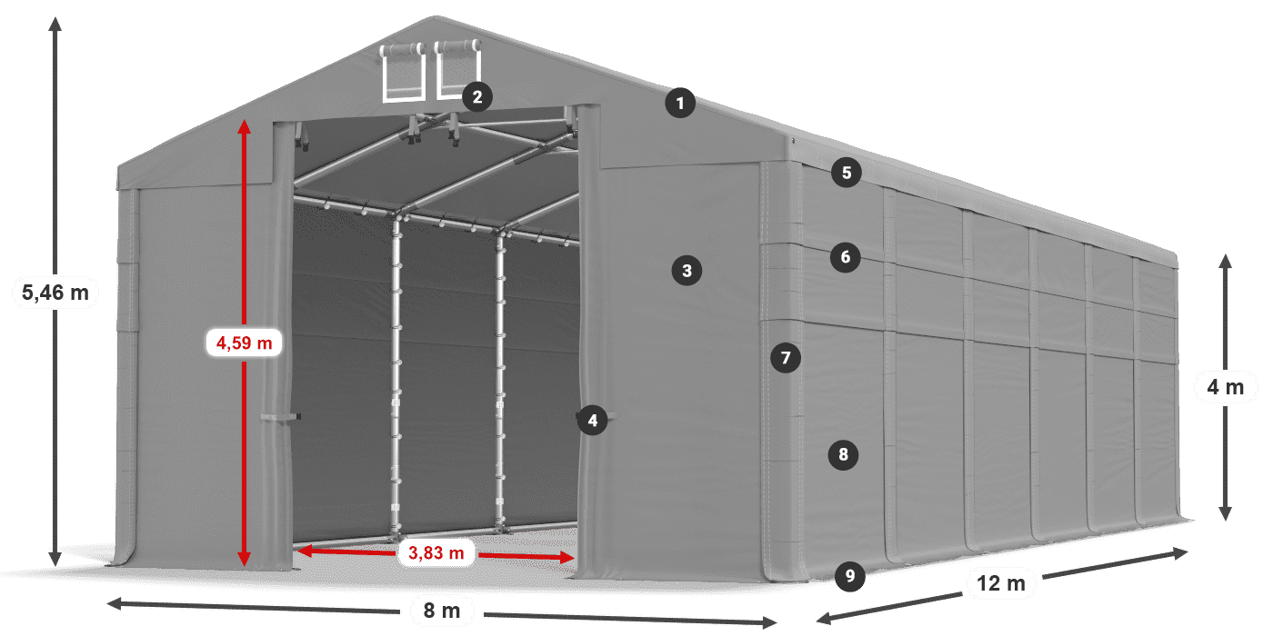 MFR 620 PVC légende 4m