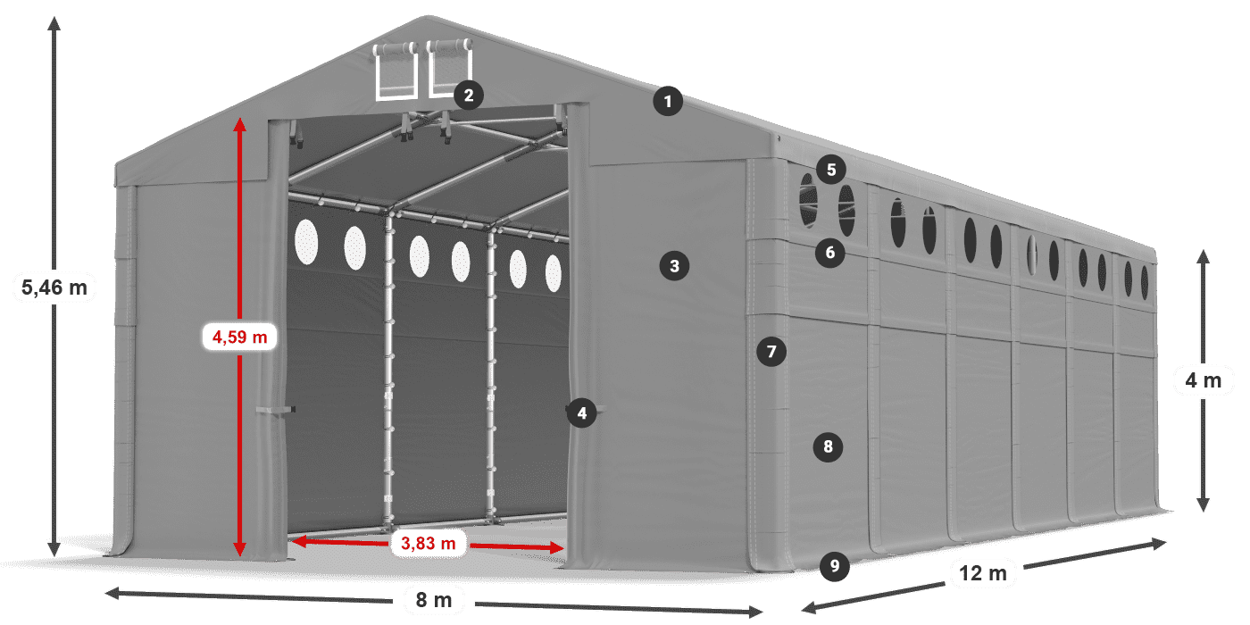 MFRO 620 PVC légende 4m