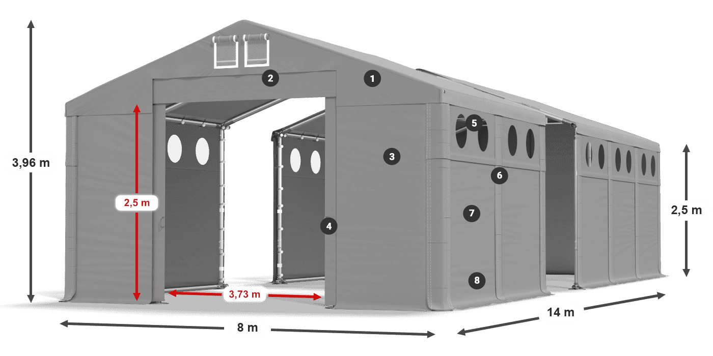 MFRO 620 PVC légende 2,5m