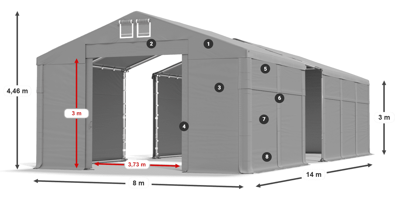 MFR 620 PVC légende 3m
