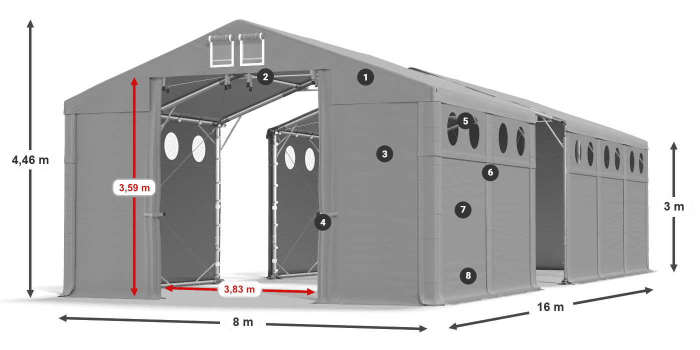 MFRO 620 PVC légende 3m