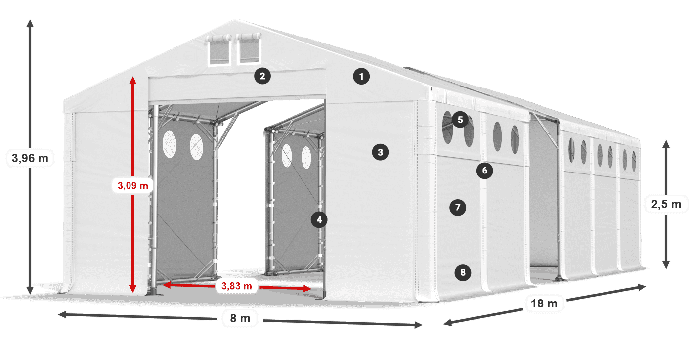 MFRO 620 PVC légende 2,5m