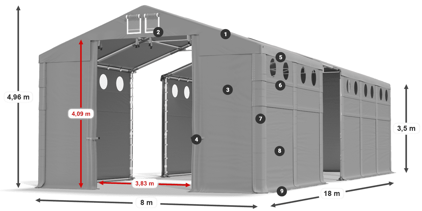 MFRO 620 PVC légende 3,5m
