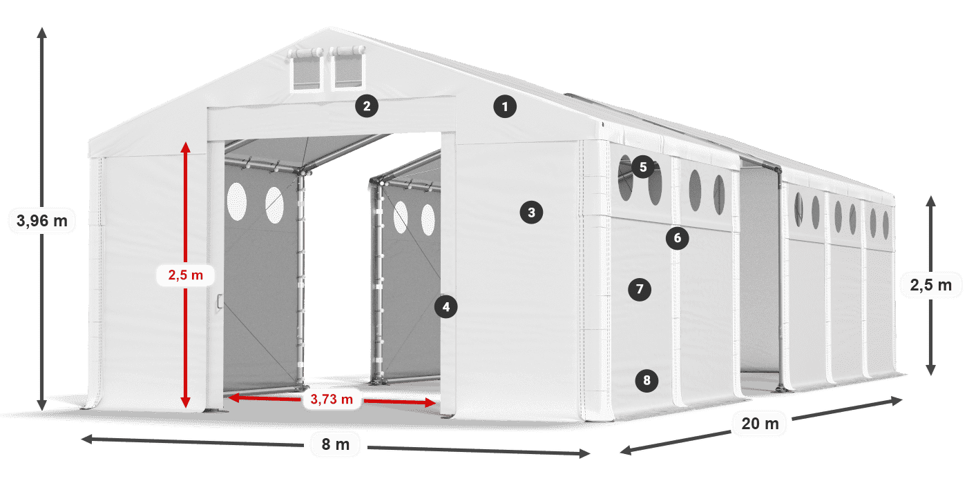 MSDO 560 PVC légende 2,5m