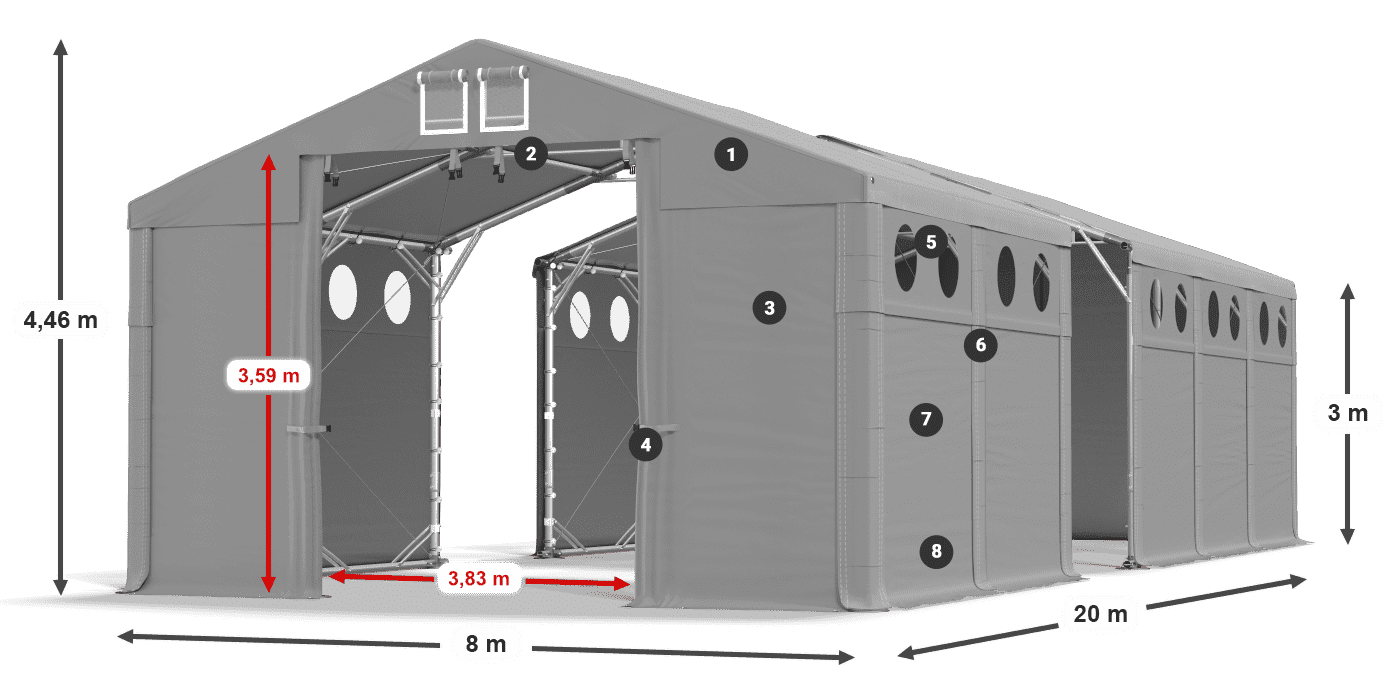 MMSO 580 PVC légende 3m
