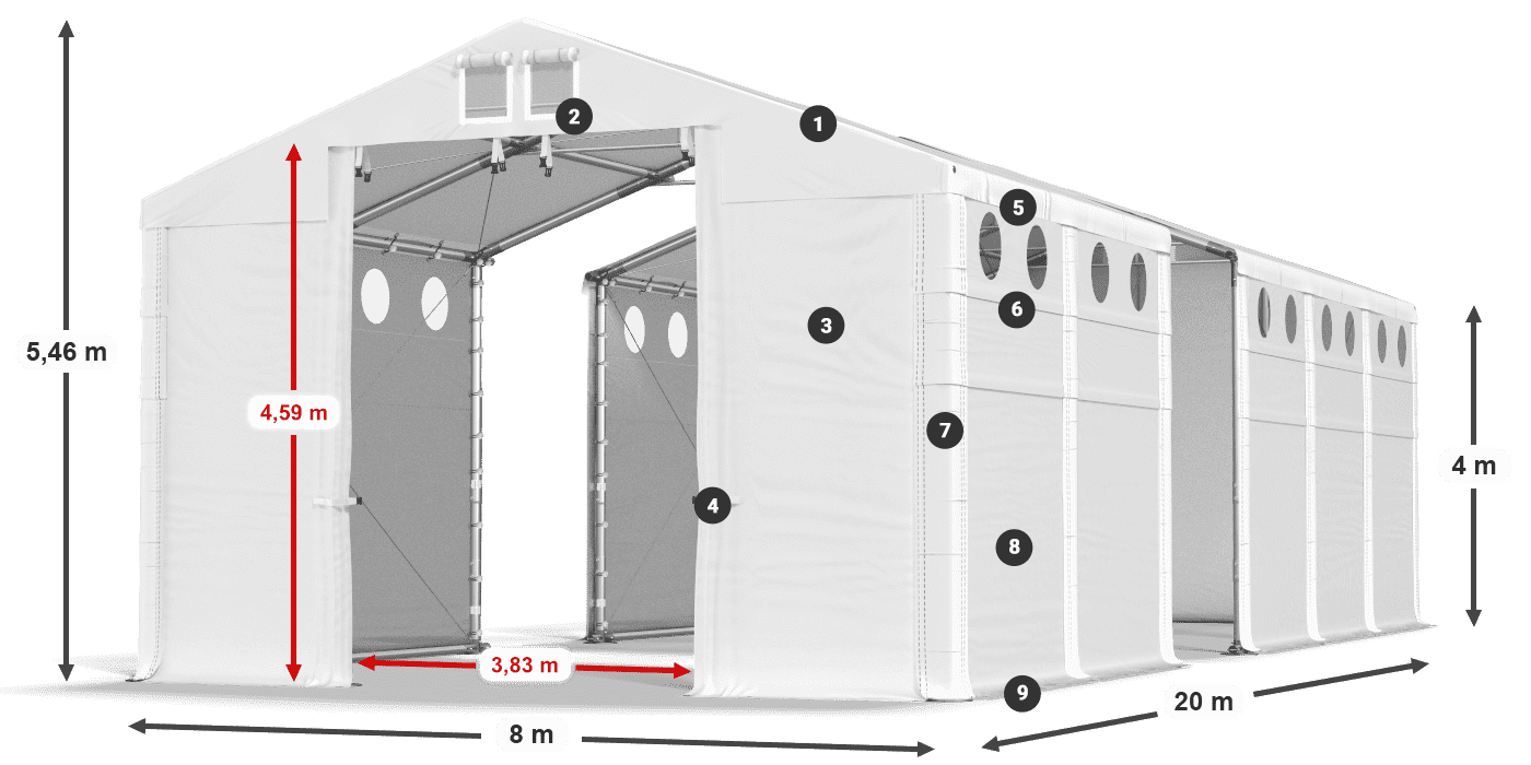 MFRO 620 PVC légende 4m