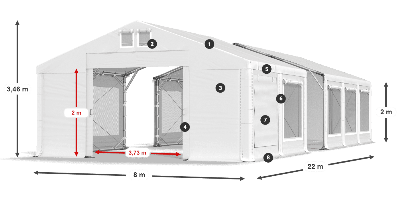 ISDM 560 PVC légende 2m