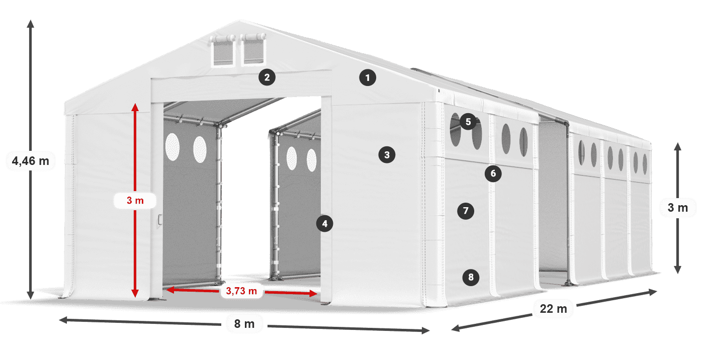 MFRO 620 PVC légende 3m