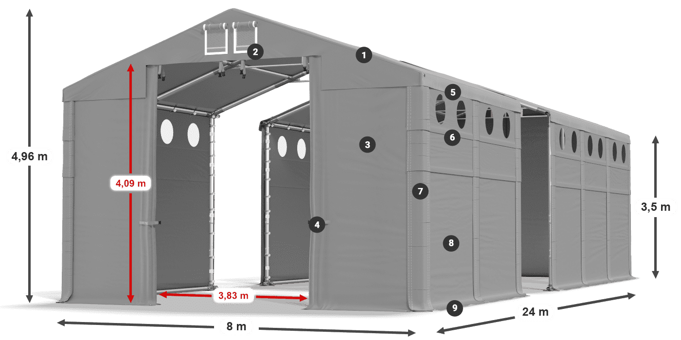 MFRO 620 PVC légende 3,5m