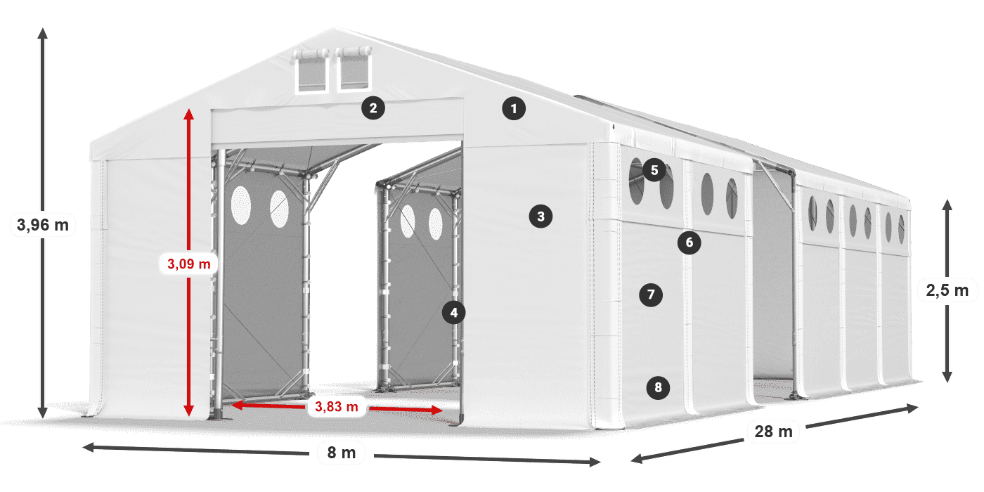 MFRO 620 PVC légende 2,5m