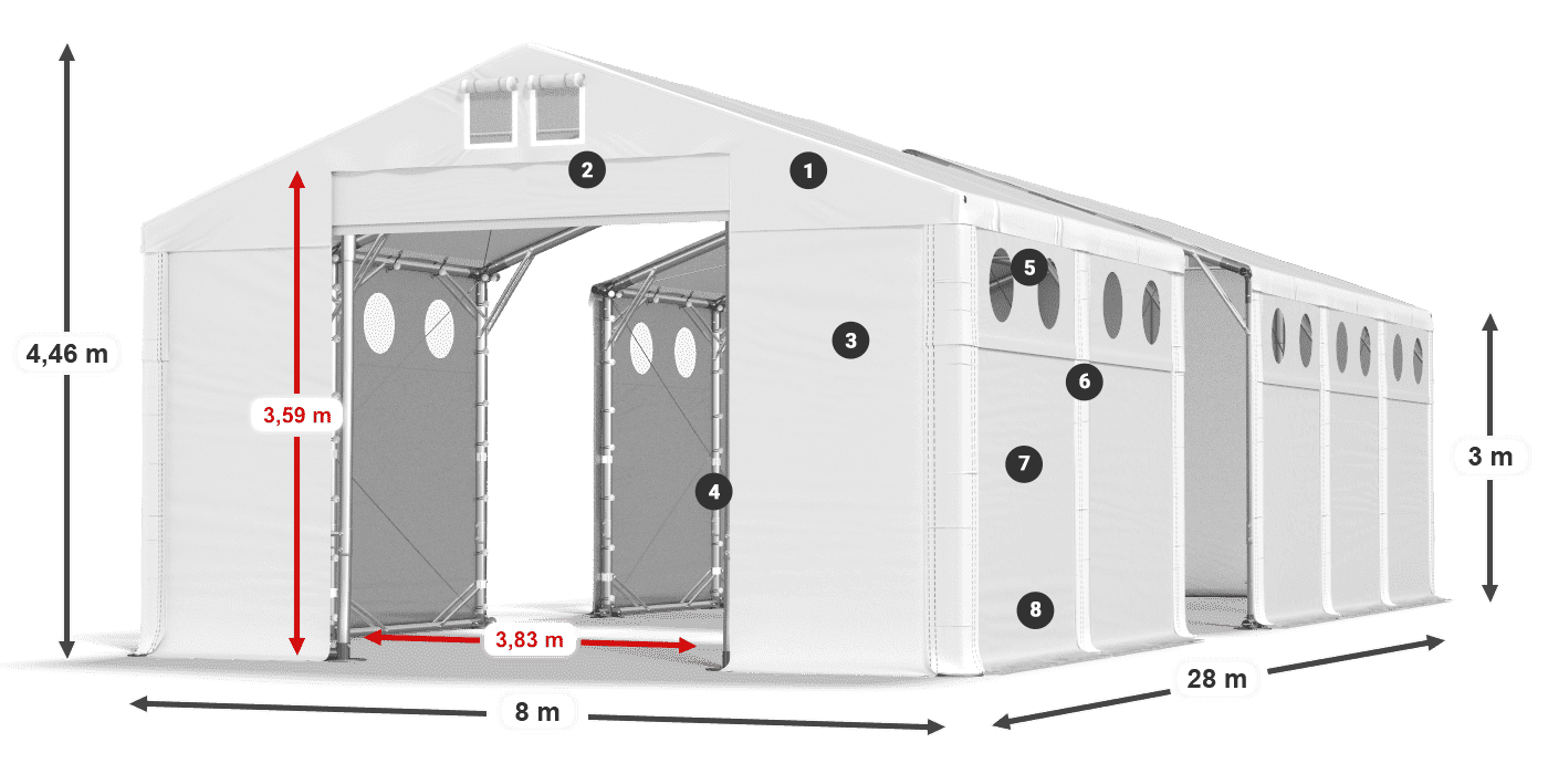 MFRO 620 PVC légende 3m