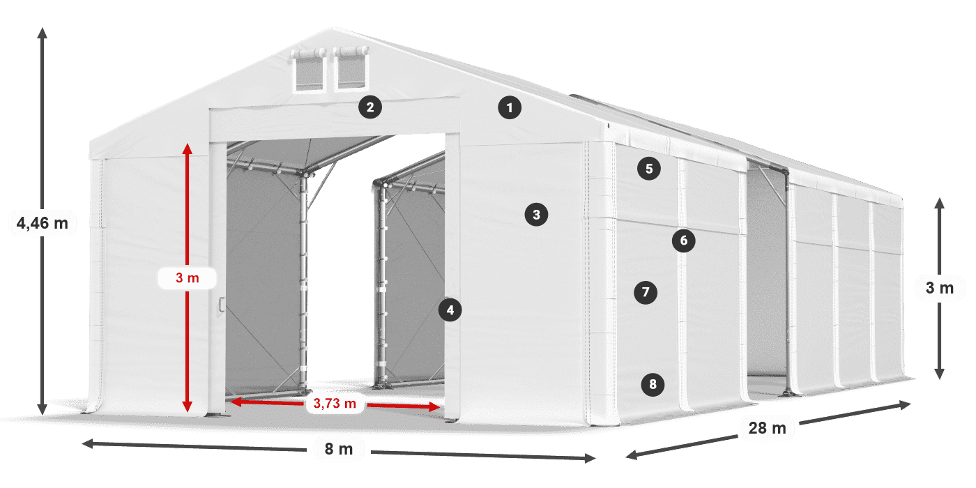 MMS 580 PVC légende 3m