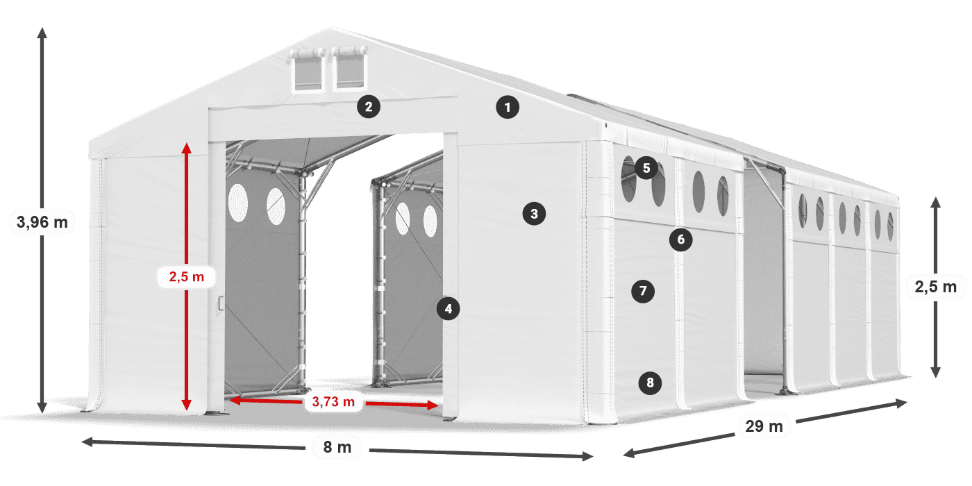 MFRO 620 PVC légende 2,5m