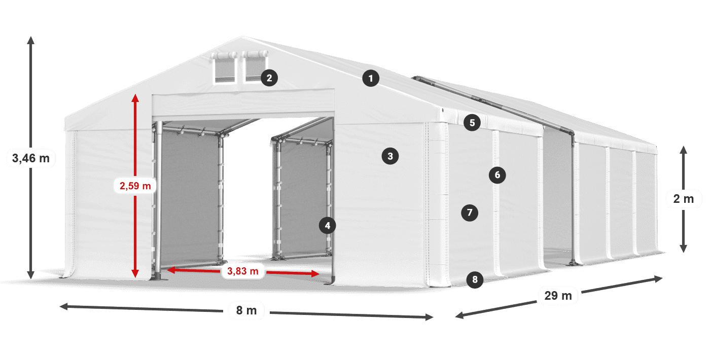 MFR 620 PVC légende 2m