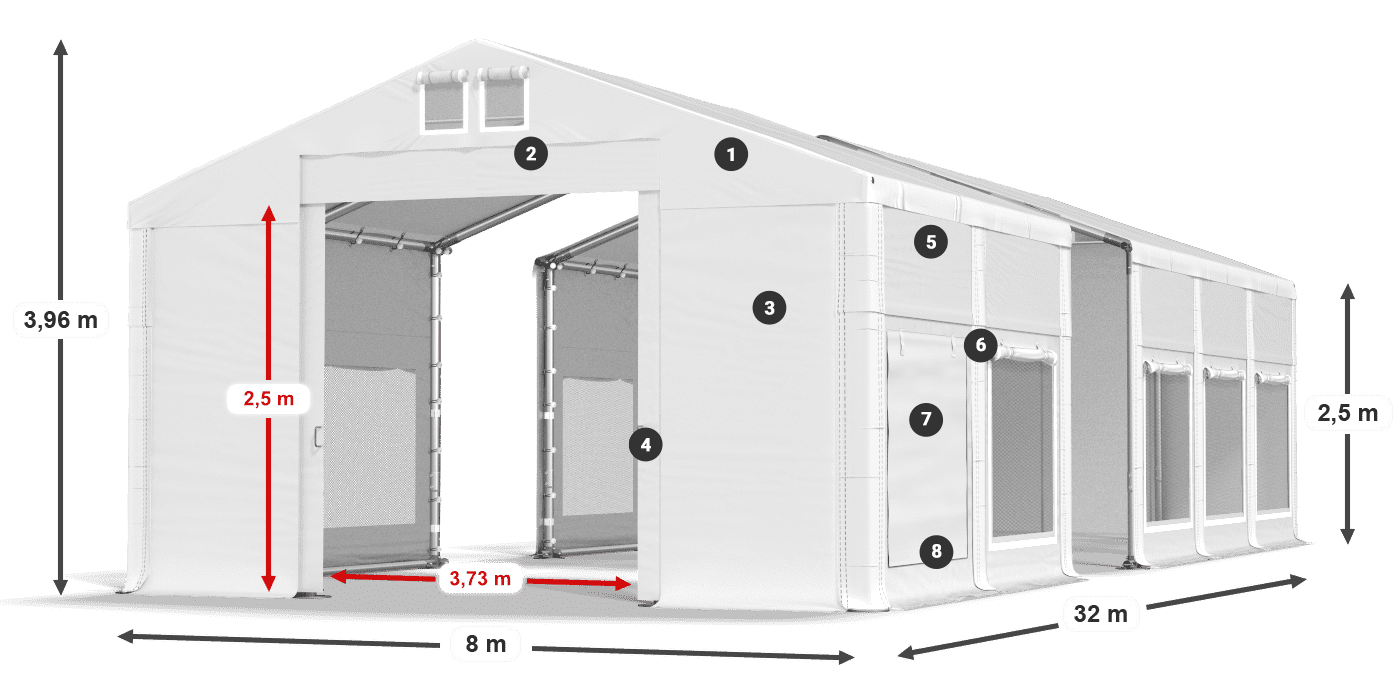ISDM 560 PVC légende 2,5m