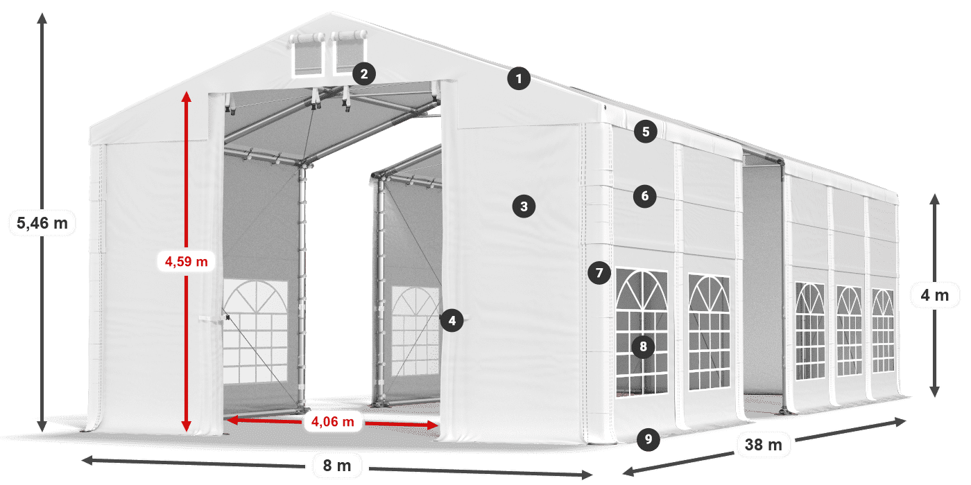IMS 580 PVC légende 4m