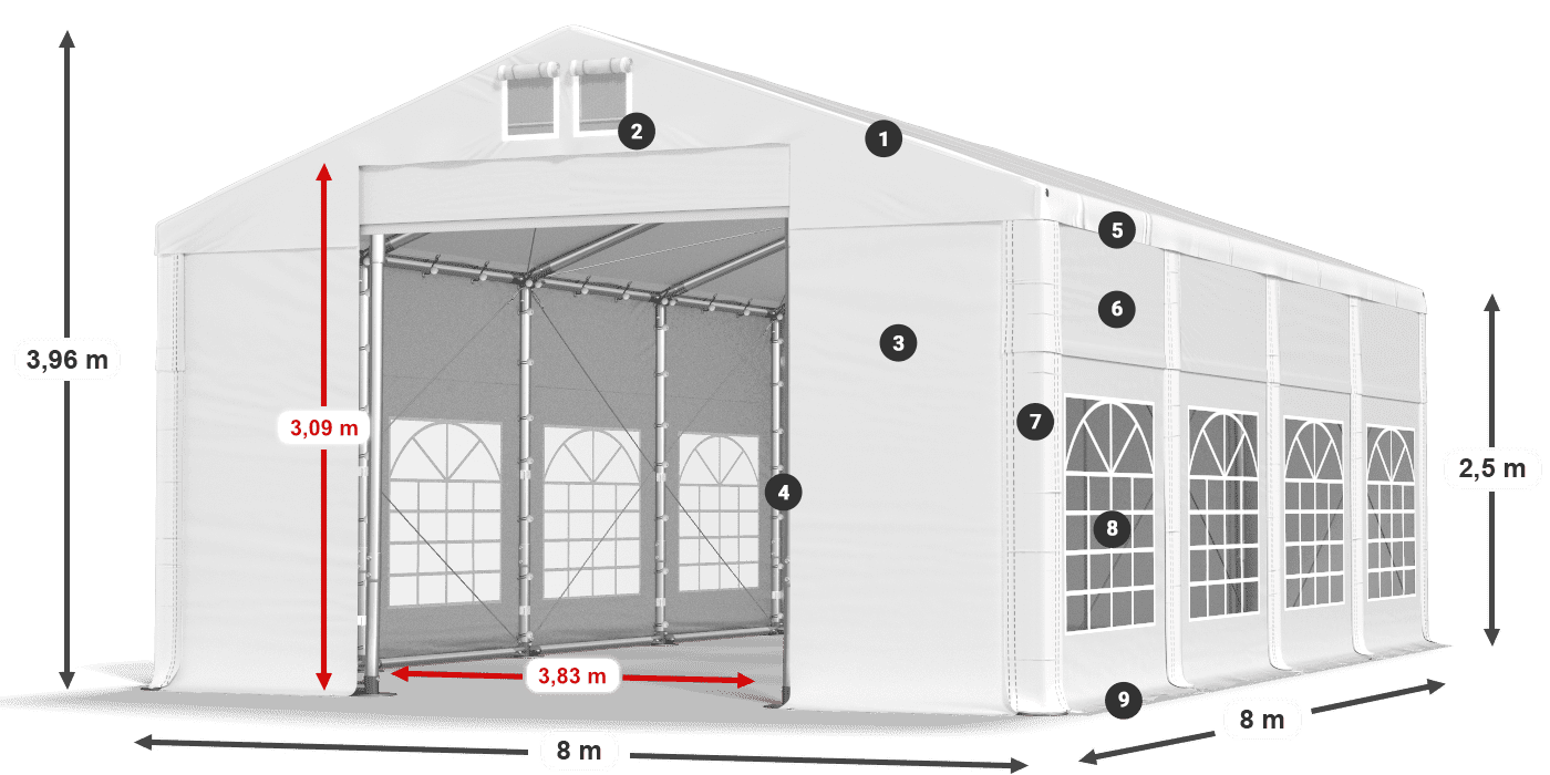 IFR 620 PVC légende 2,5m