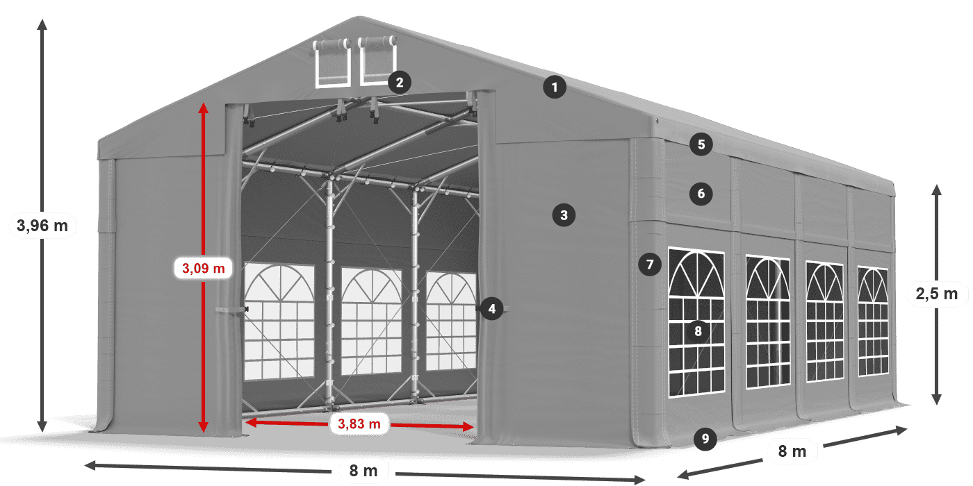 IMS 580 PVC légende 2,5m