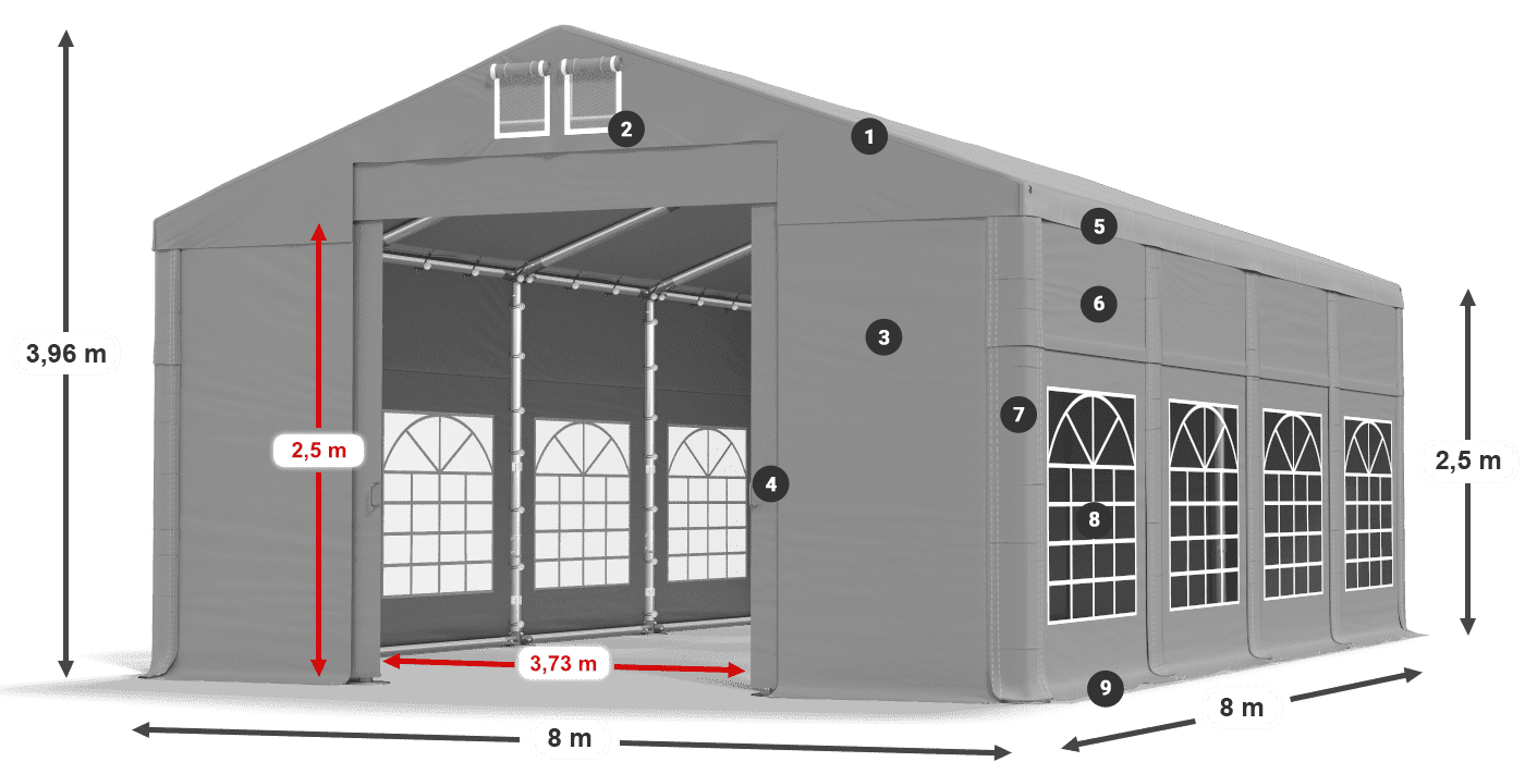 IMS 580 PVC légende 2,5m