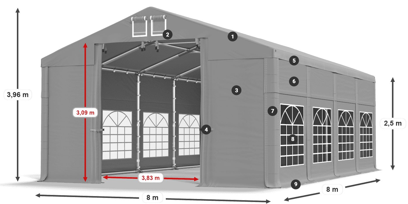 IMS 580 PVC légende 2,5m
