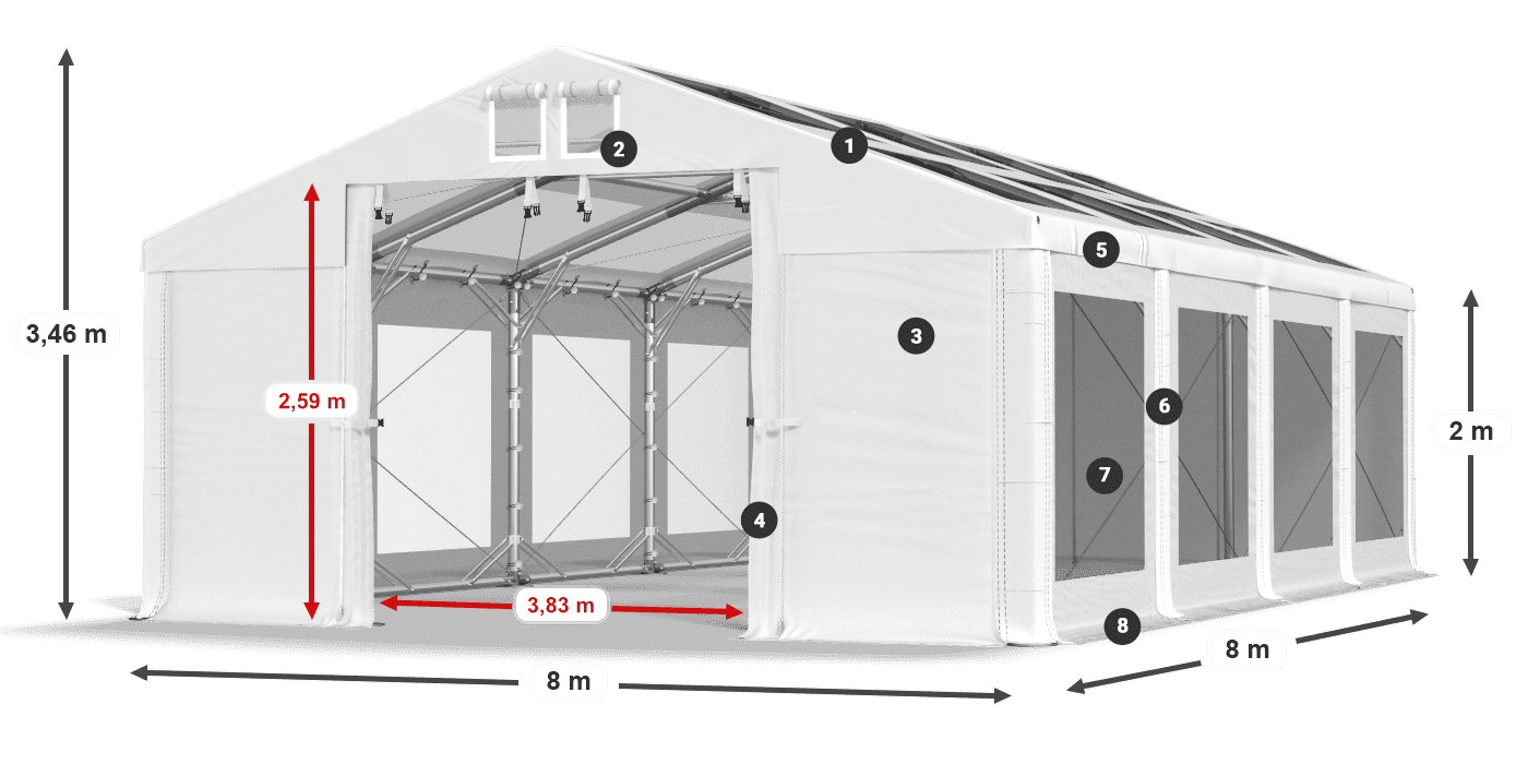 IMST 580 PVC légende 2m