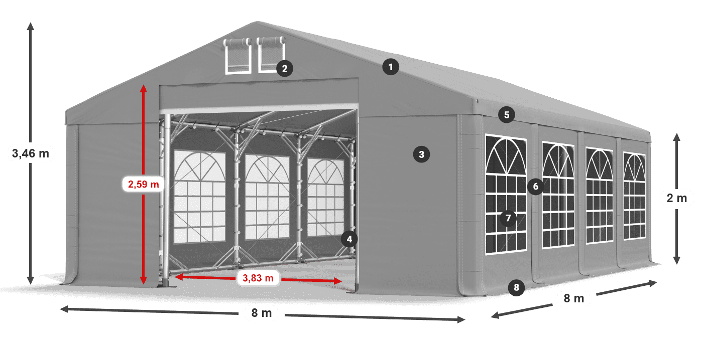 IMS 580 PVC légende 2m