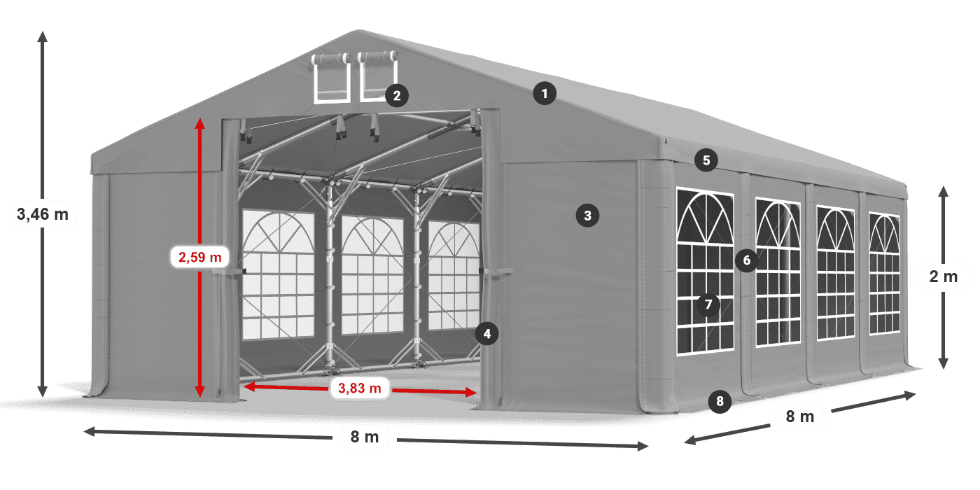 ISD 560 PVC légende 2m