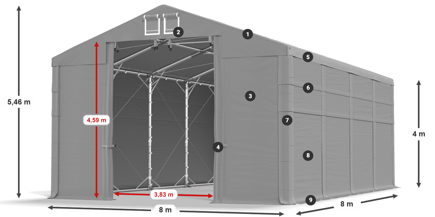 MFR 620 PVC légende 4m