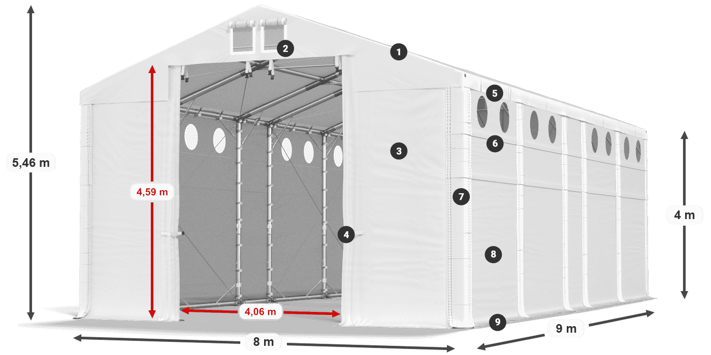 MFRO 620 PVC légende 4m