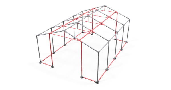Structure du toit et du plancher